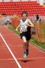 Jamie Reed (Chester le Street) winning the under-13s 800 metres at the North Eastern Champs, Gateshead.